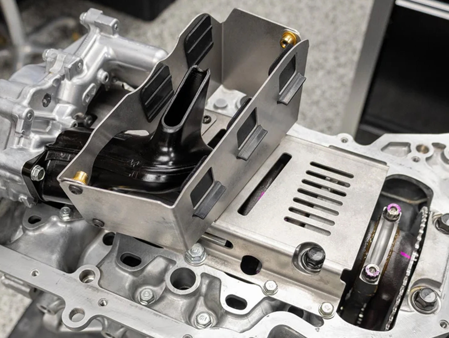 4Piston Racing K20C1 Oil Pan Baffle