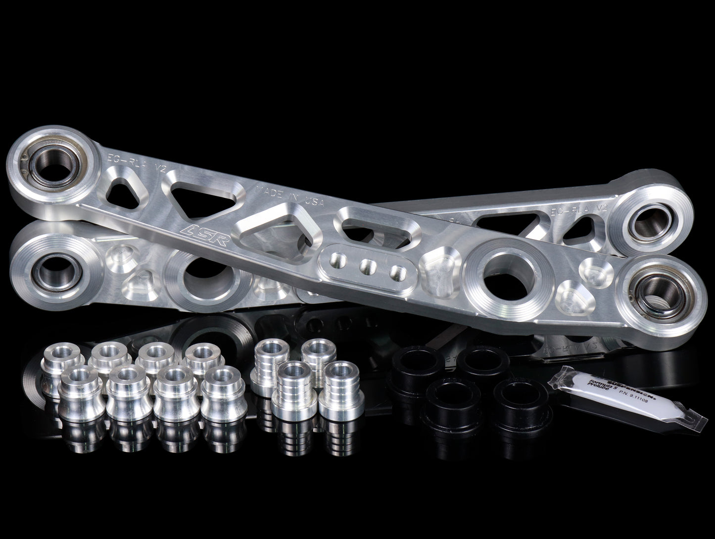 ASR V2 Billet Spherical Rear Lower Control Arms - 88-95 Civic / 90-01 Integra