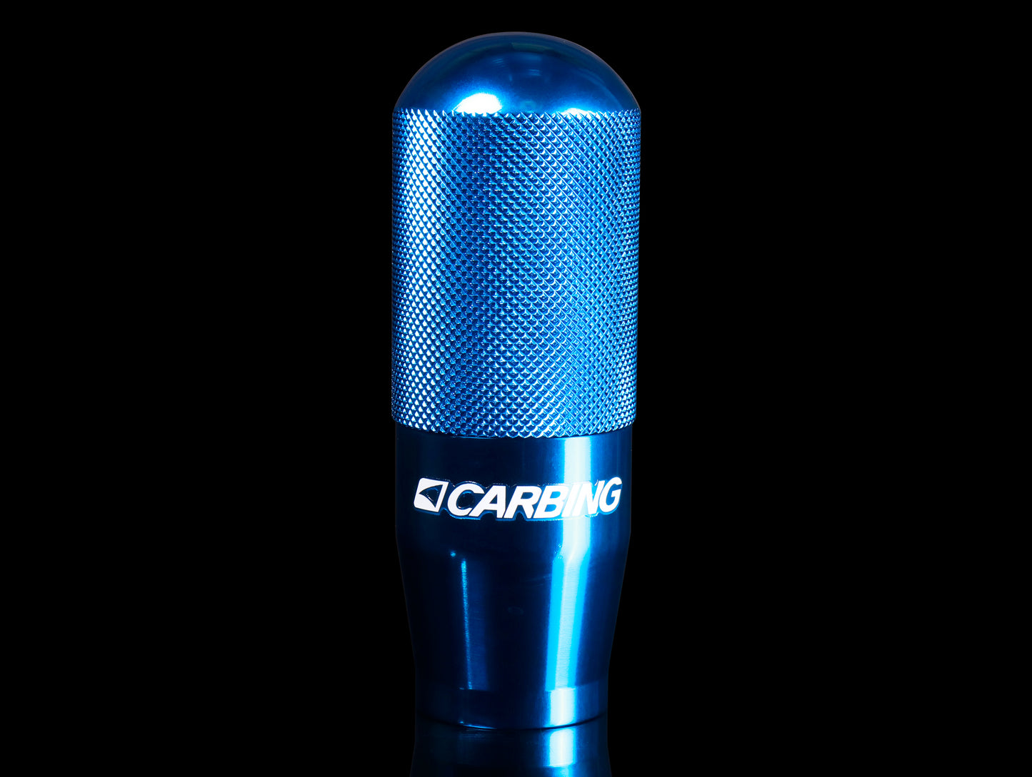 Carbing Aluminum High Grip Shift Knob - Aqua Blue