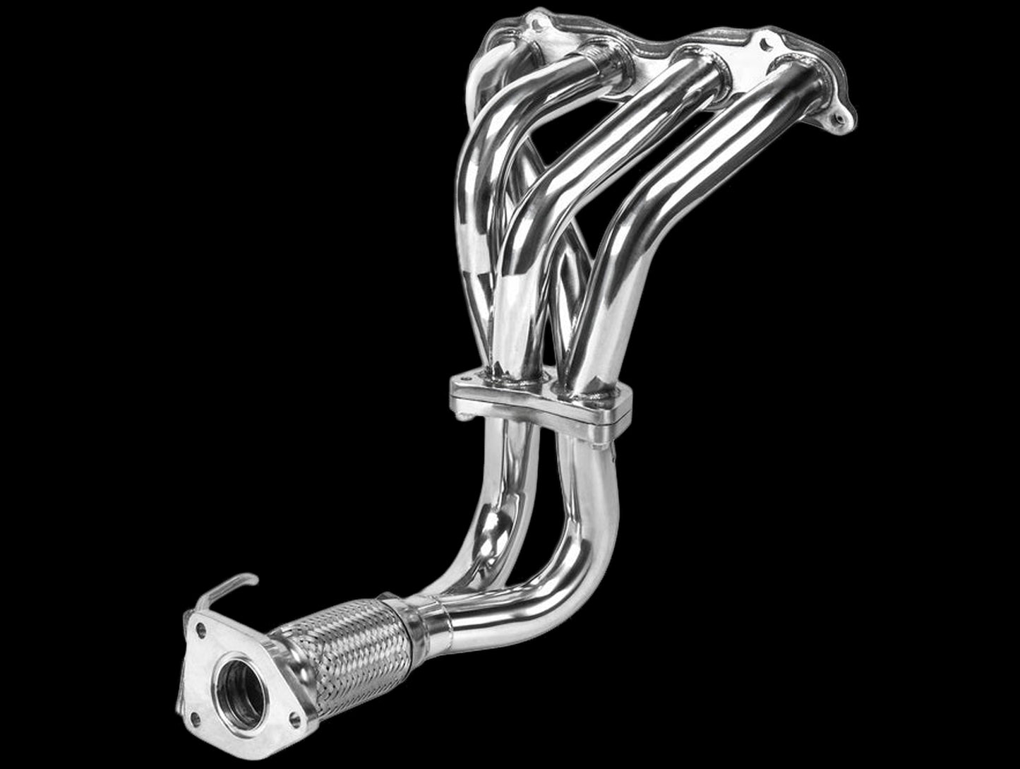 DC Sports K-Series Polished Header - 03-07 Honda Accord 2.4L