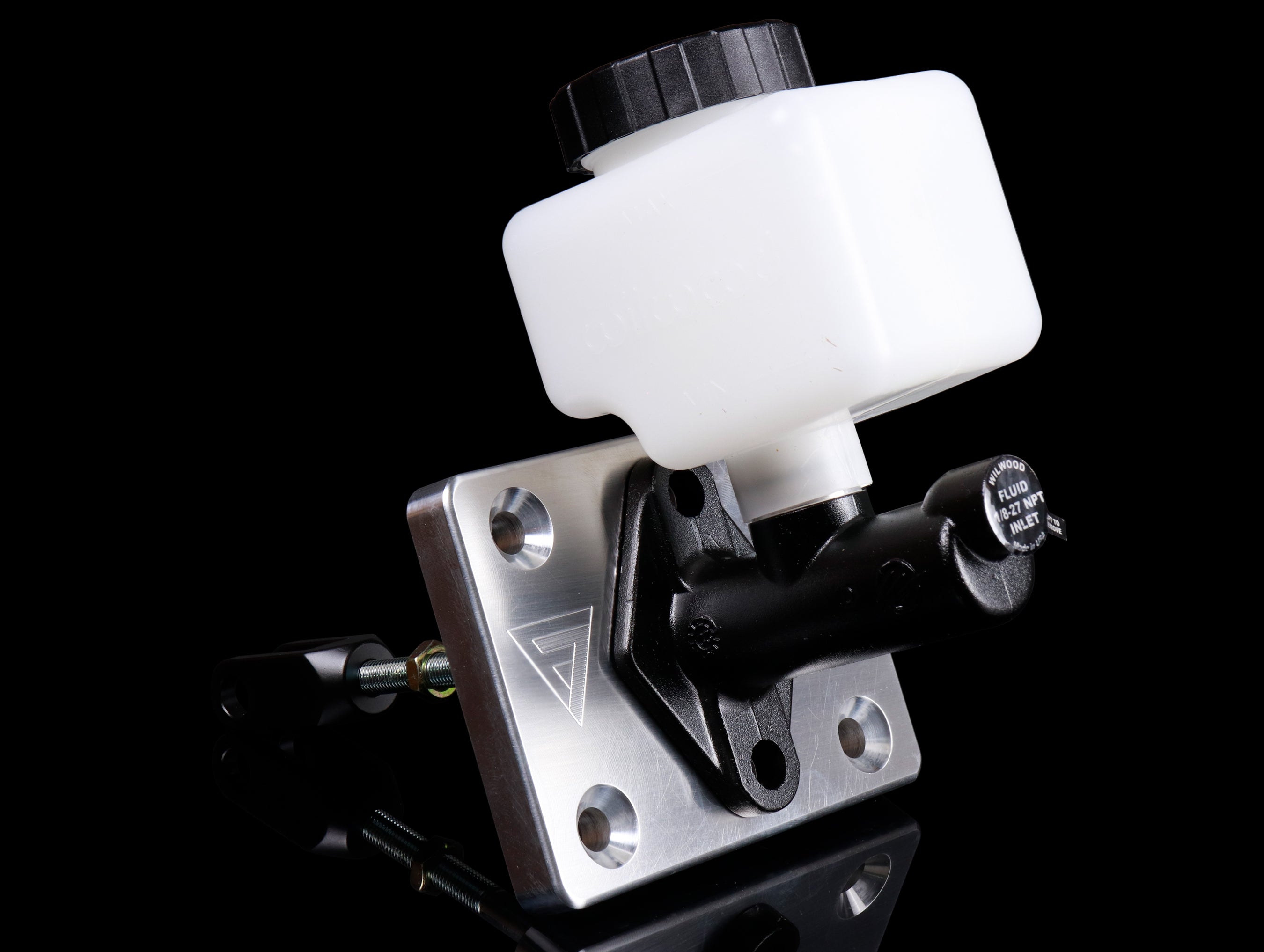 Blackout 7" Universal Power Brake Booster & Finned Master Cylinder Combo - Disc/Disc, 4-Port