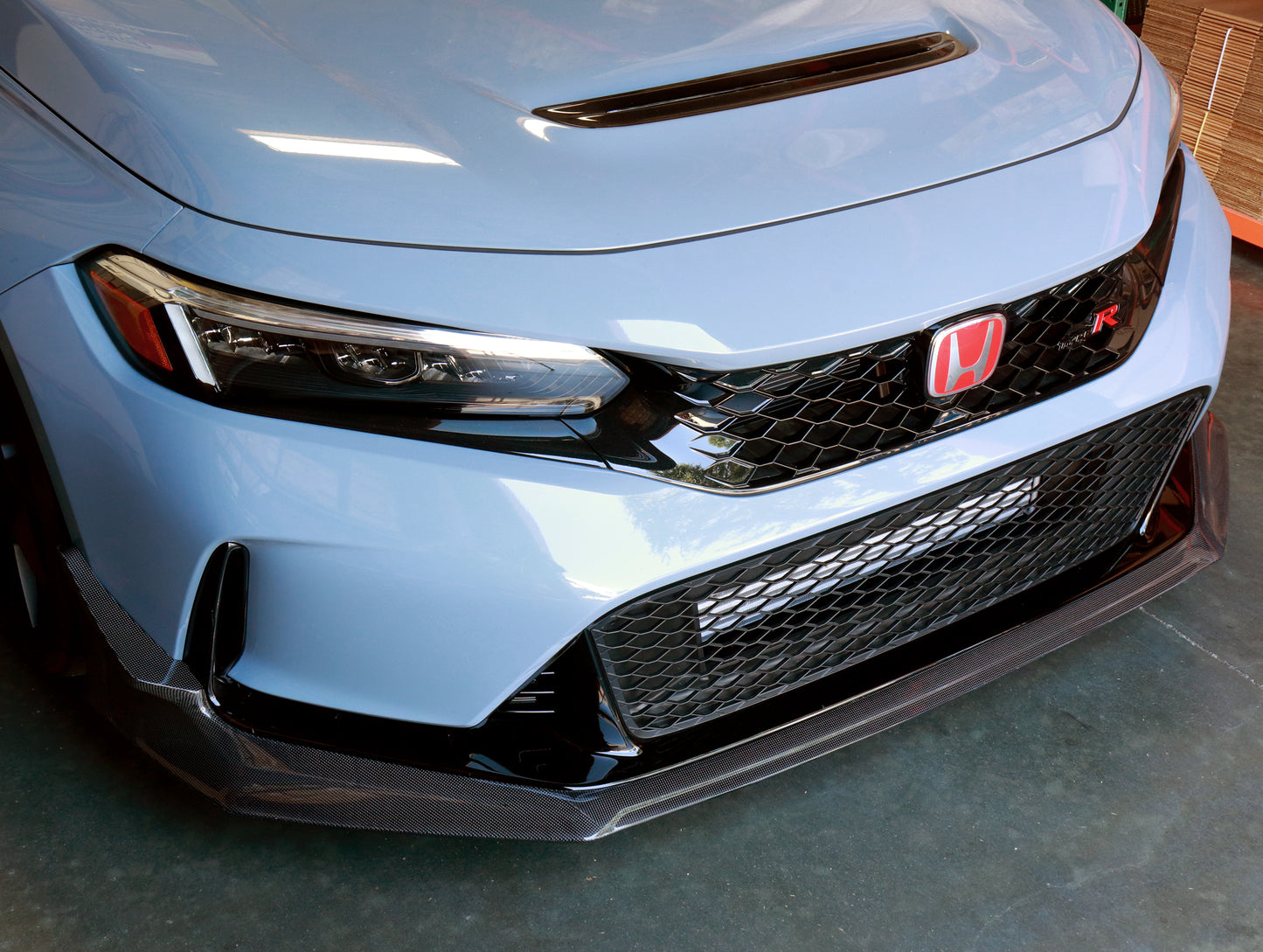 Garage Vary Glide Front Lip Spoiler - 22+ Civic Type R (FL5)