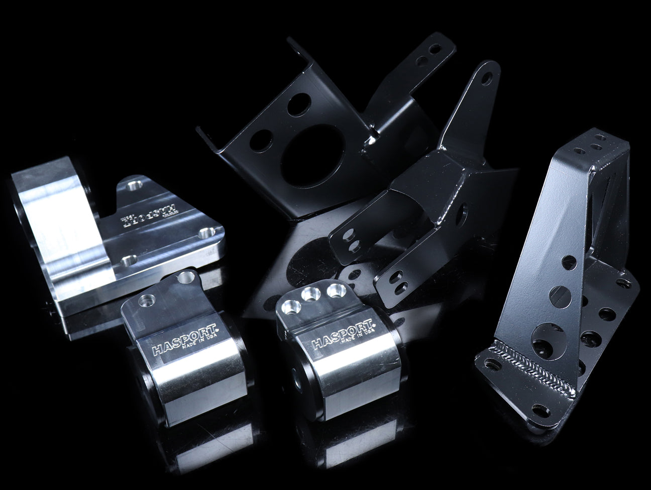 Hasport Billet K-series Engine w/AWD Trans Mount Kit (EGKAWD) - 92-95 Civic / 94-01 Integra