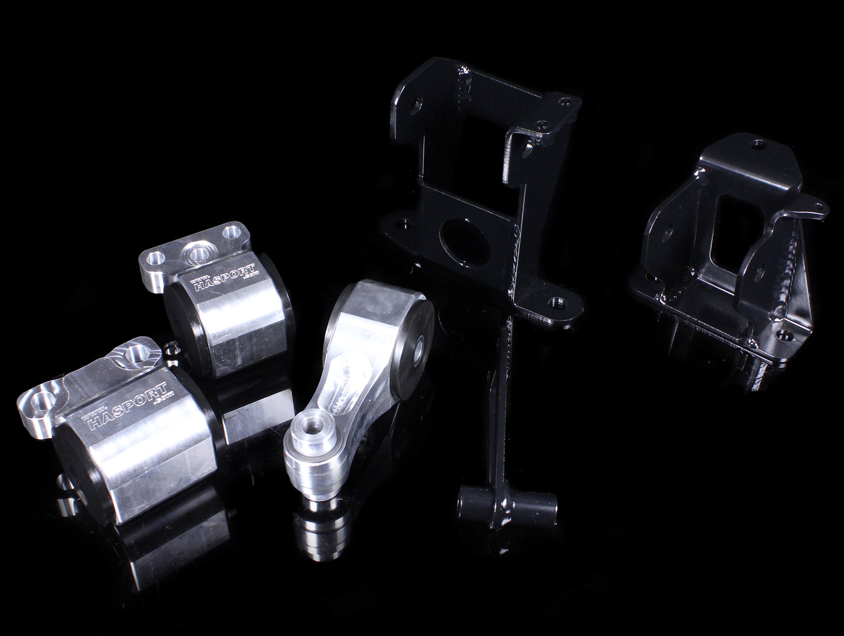 Hasport Billet Replacement Mounts - 06-11 Civic Non-Si (R18) - JHPUSA