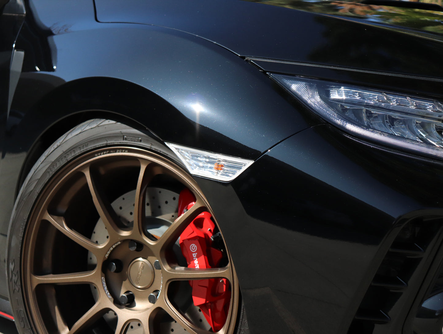 Honda Clear Side Marker Lights - 17-21 Civic Type-R (FK8)