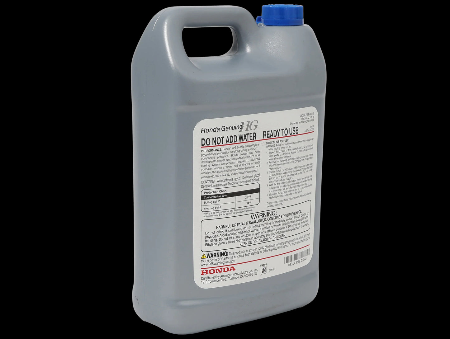 Honda Type 2 Anti-Freeze Engine Coolant