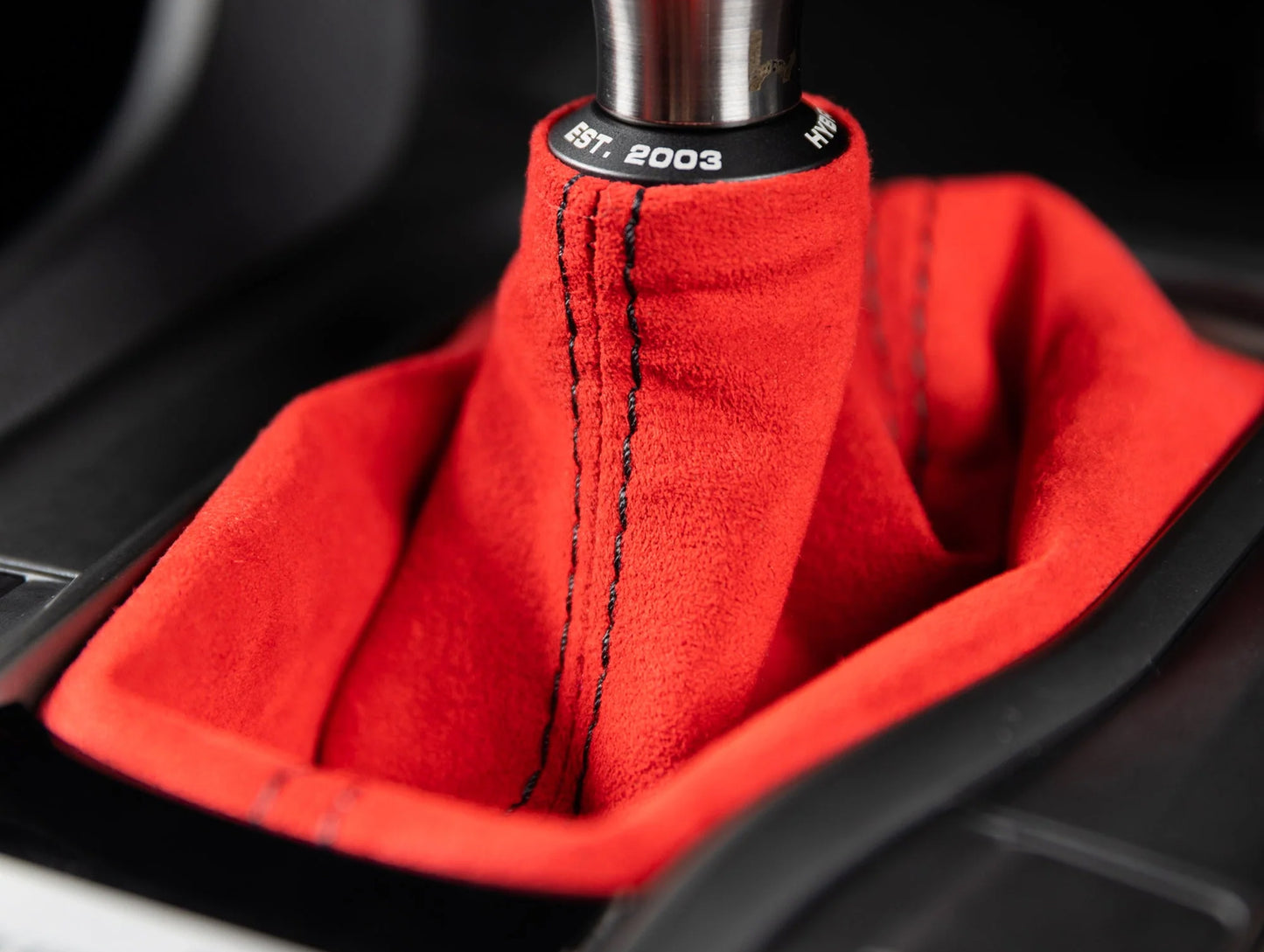 Hybrid Racing Alcantara Shift Boot - 16-21 Civic