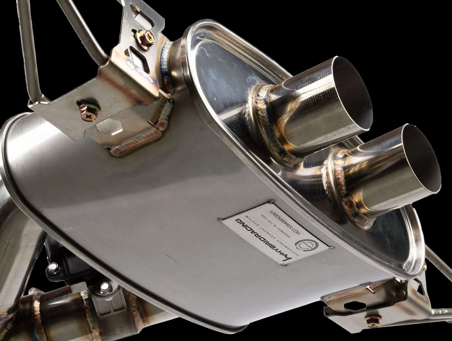 Hybrid Racing Formula Exhaust System - 17-21 Civic Type-R (FK8)