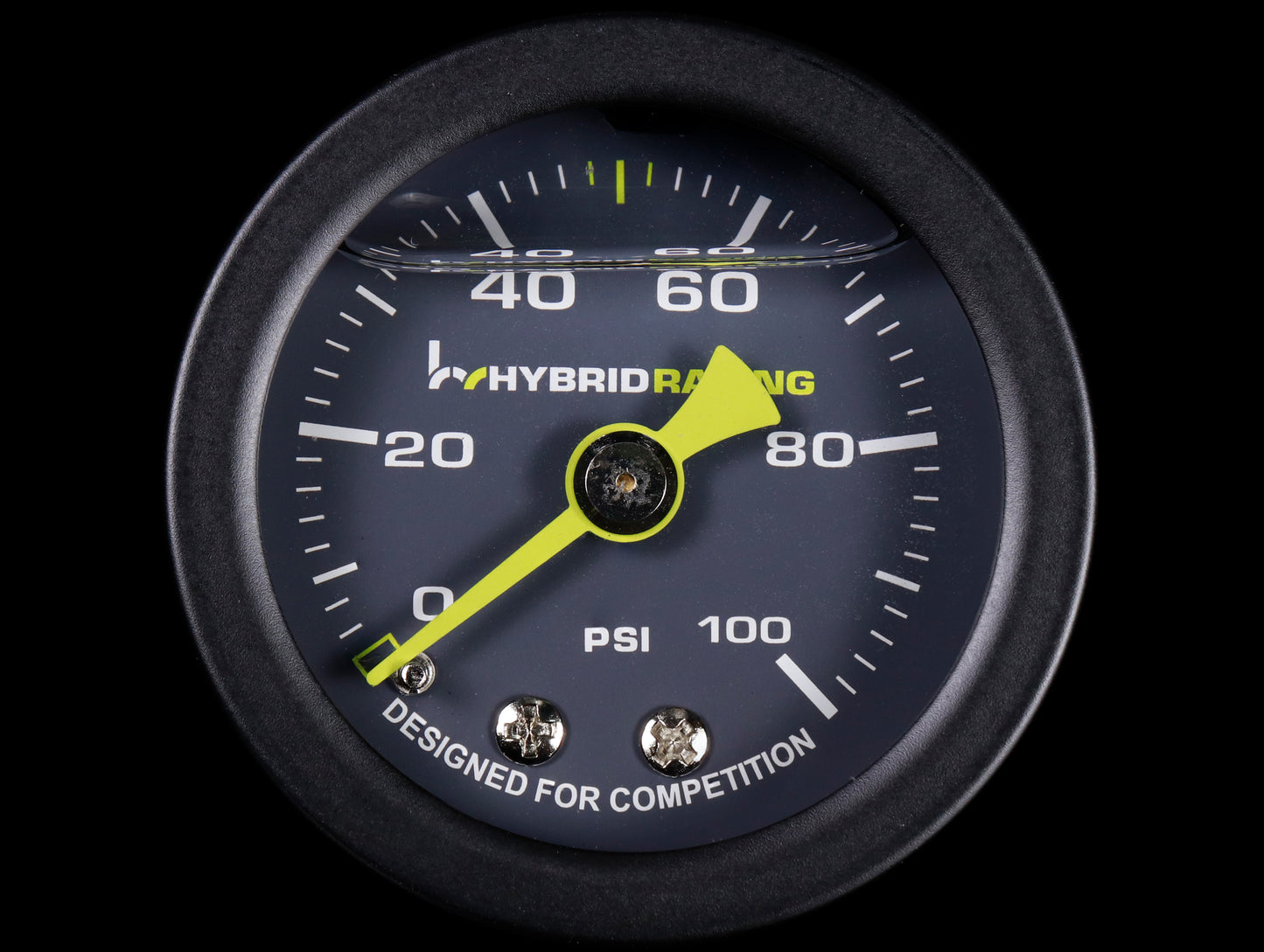 Hybrid Racing Liquid Filled Fuel Pressure Gauge (0-100psi)