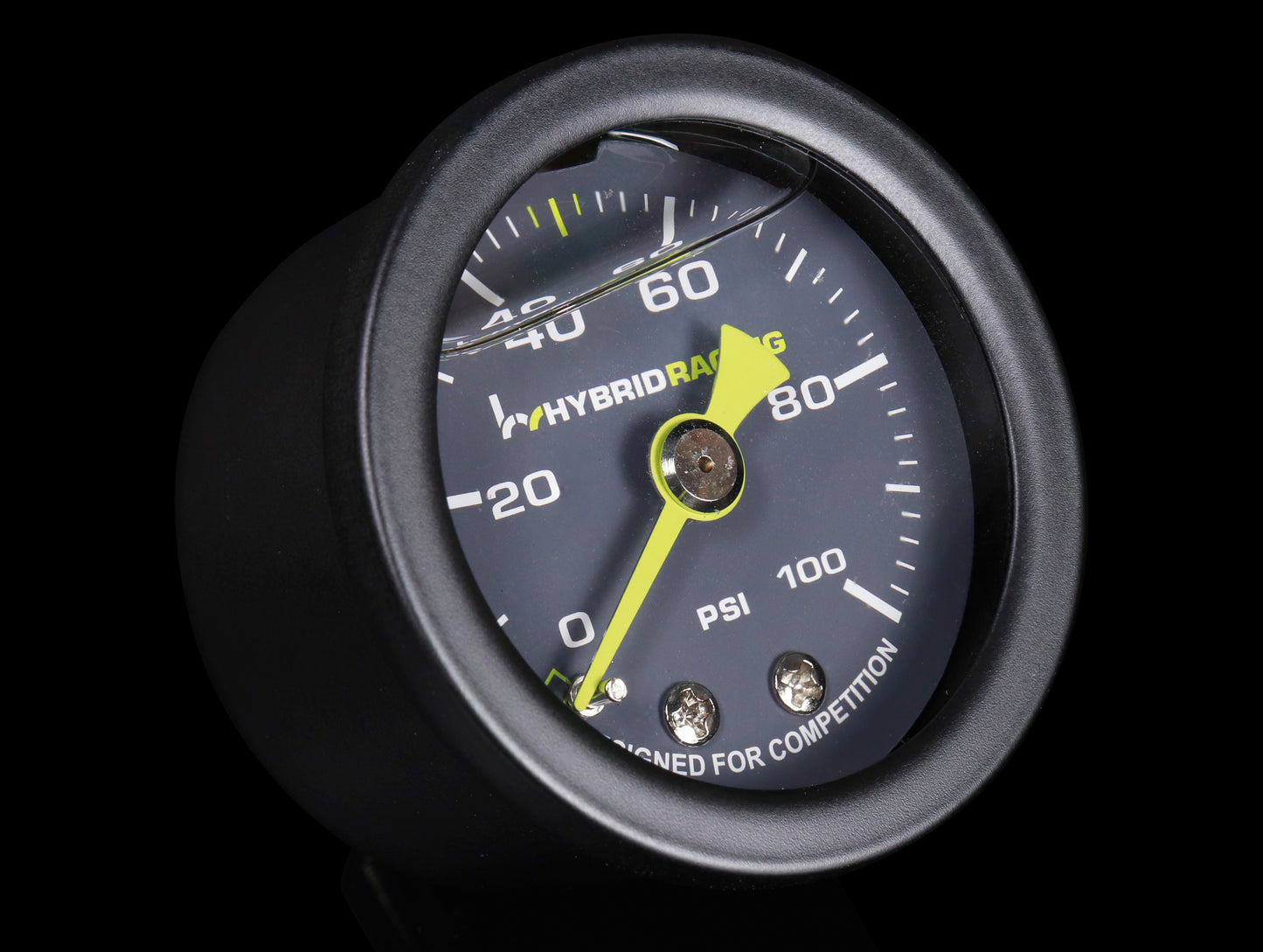 Hybrid Racing Liquid Filled Fuel Pressure Gauge (0-100psi)