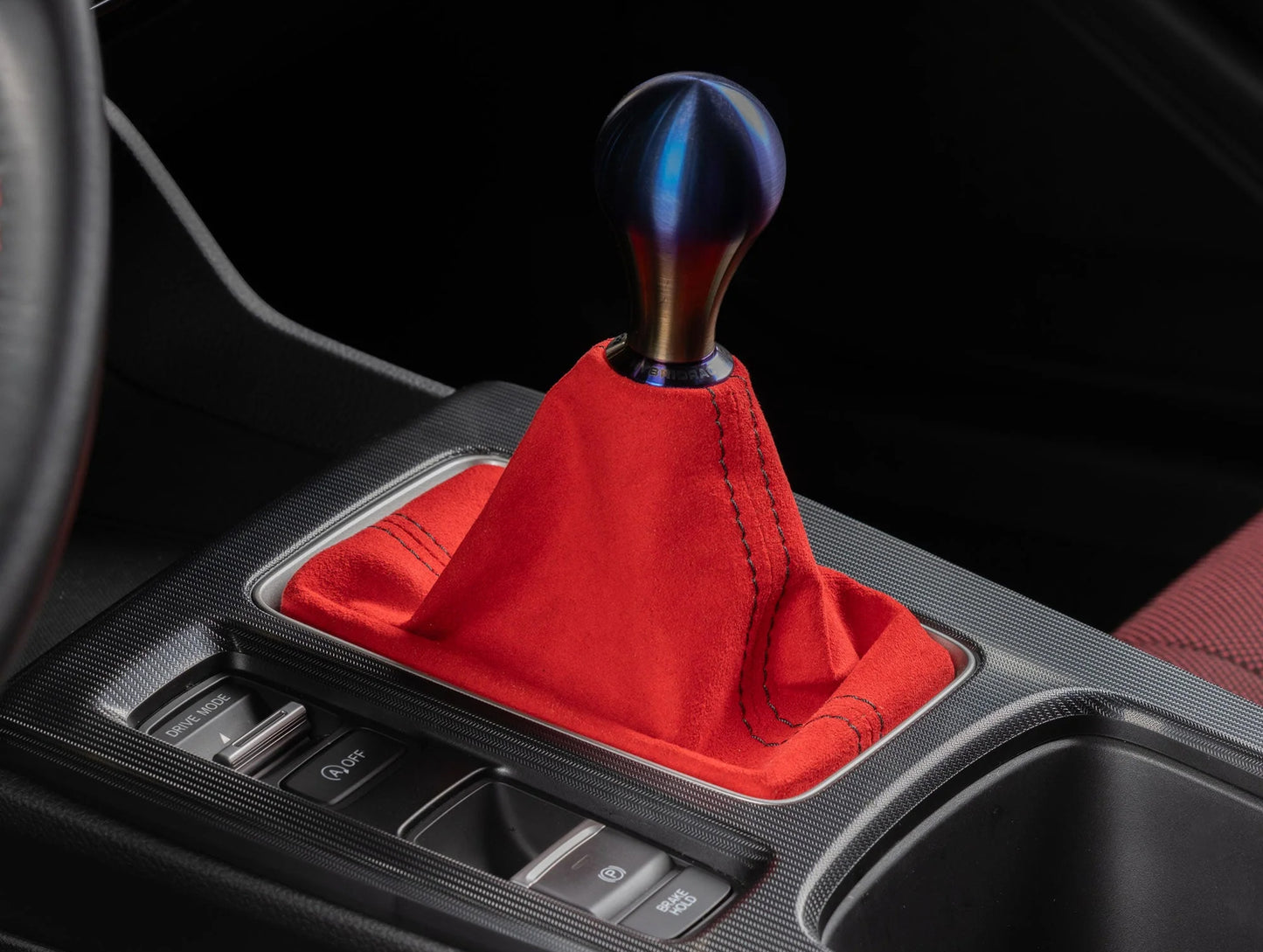 Hybrid Racing Alcantara Shift Boot - 22+ Civic