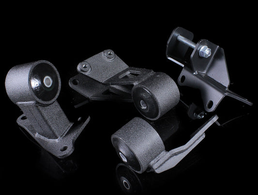 Innovative B-series Steel Engine Mount Kit w/ Cable Tran - 84-87 Civic/CRX