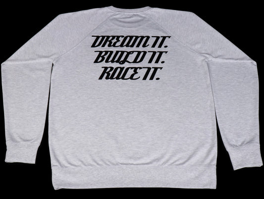JHPUSA Dream It. Build It. Race It. Crewneck