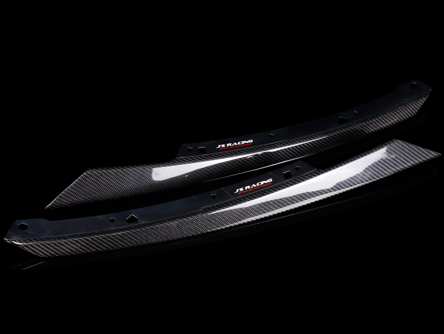 J's Racing Carbon Fiber Grill Extensions - 17-21 Civic Type R FK8