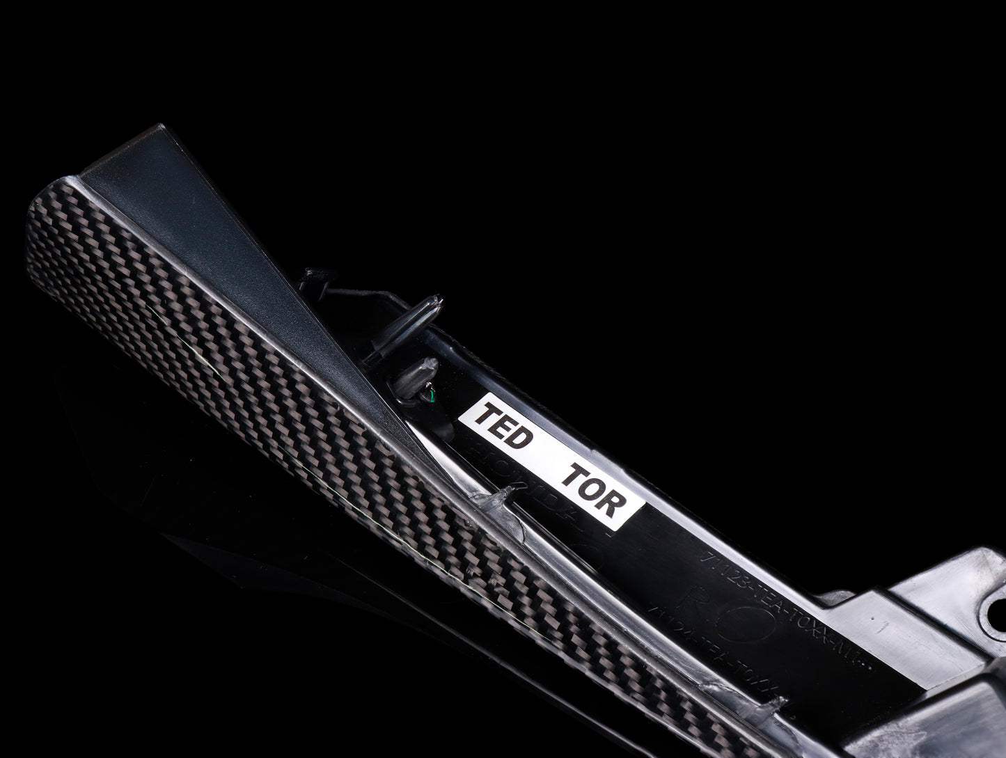 J's Racing Carbon Fiber Grill Extensions - 17-21 Civic Type R FK8