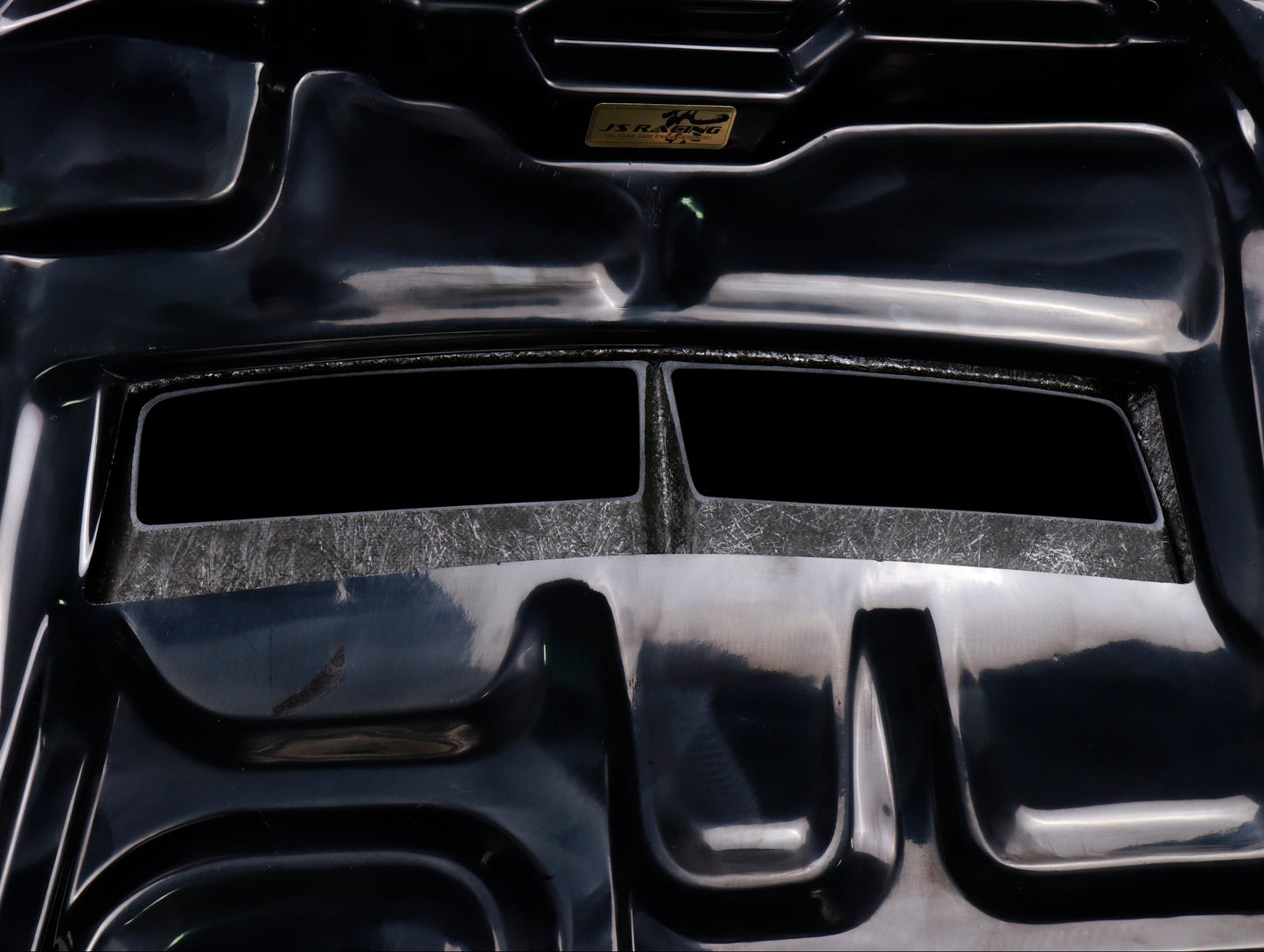 J's Racing Type-S Vented Carbon Fiber Hood - 92-95 Civic