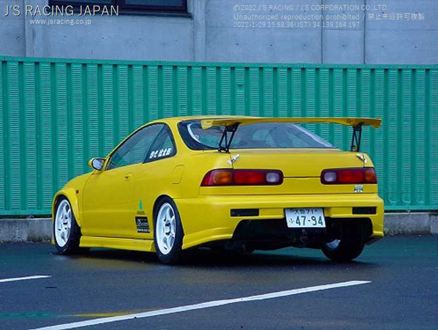 J's Racing 3D GT Wing Wet Carbon - 94-01 Integra