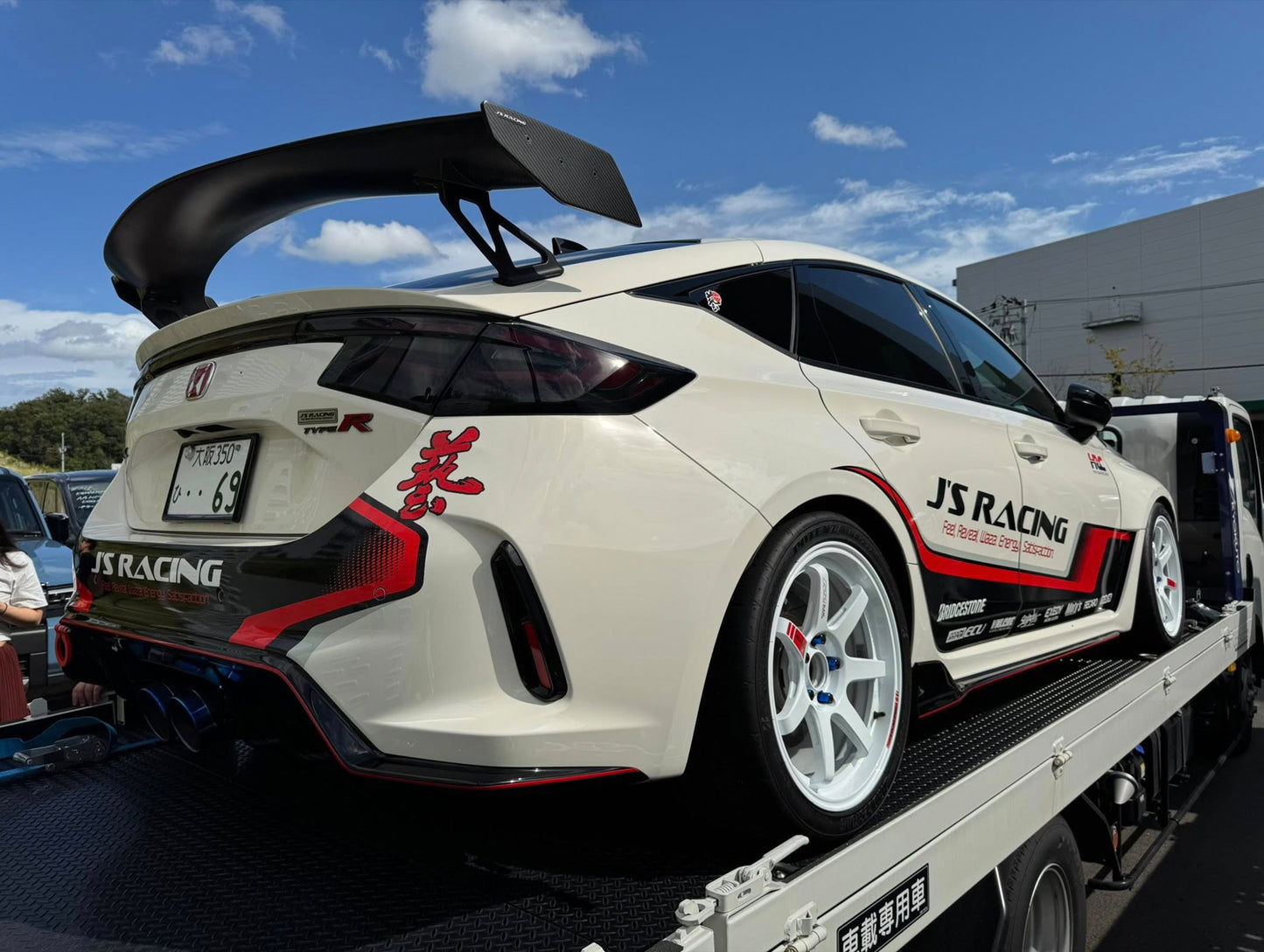 J's Racing Dry Carbon GT Wing OEM Replacement - 23+ Civic Type R (FL5)