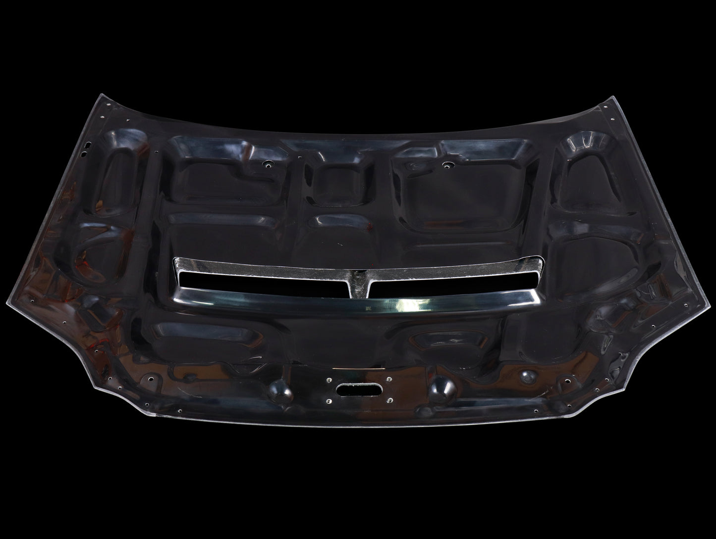 J's Racing Type-S Vented Carbon Fiber Hood - 96-00 Civic