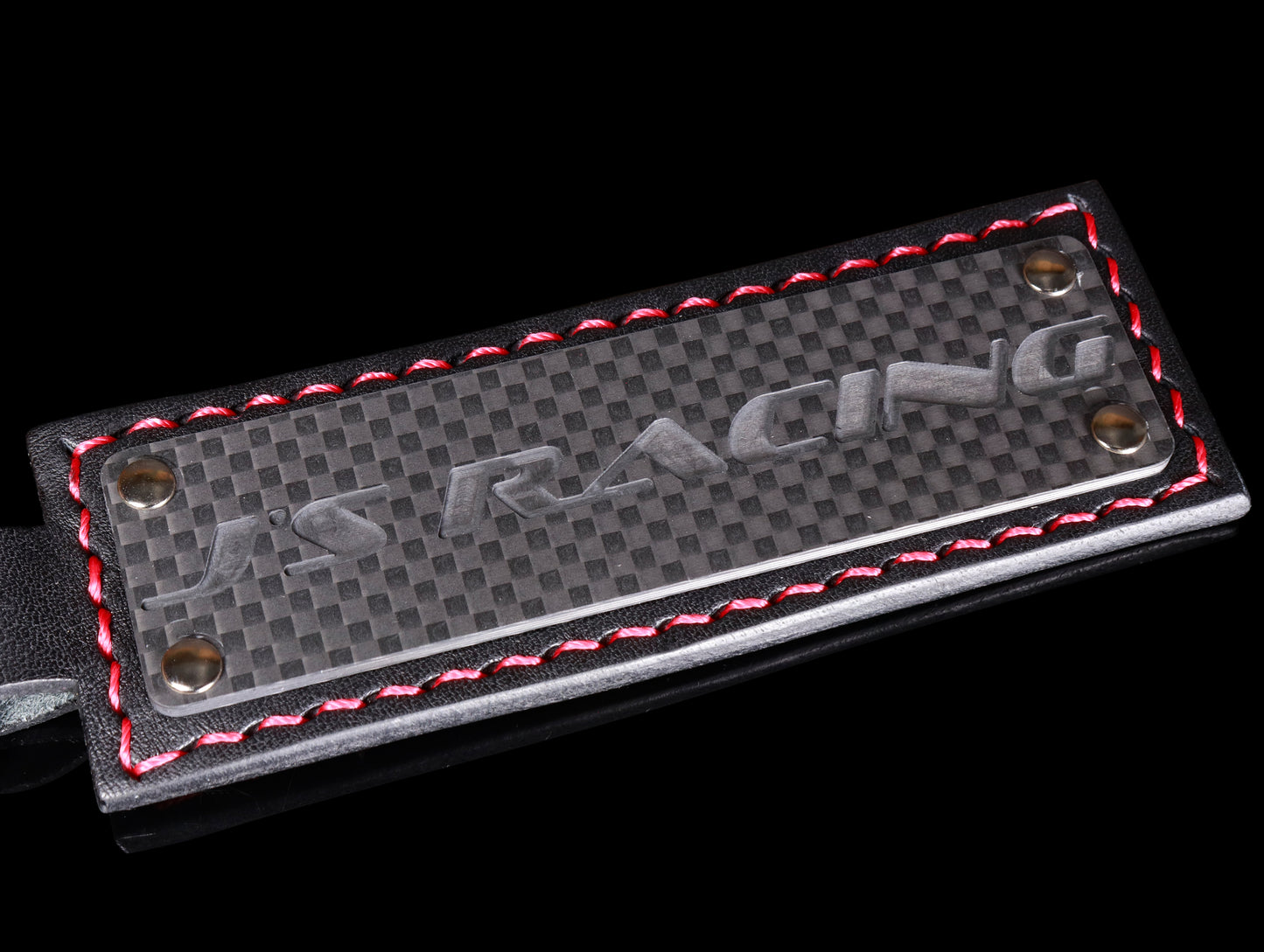 J's Racing Phantom Carbon Key Chain - Red