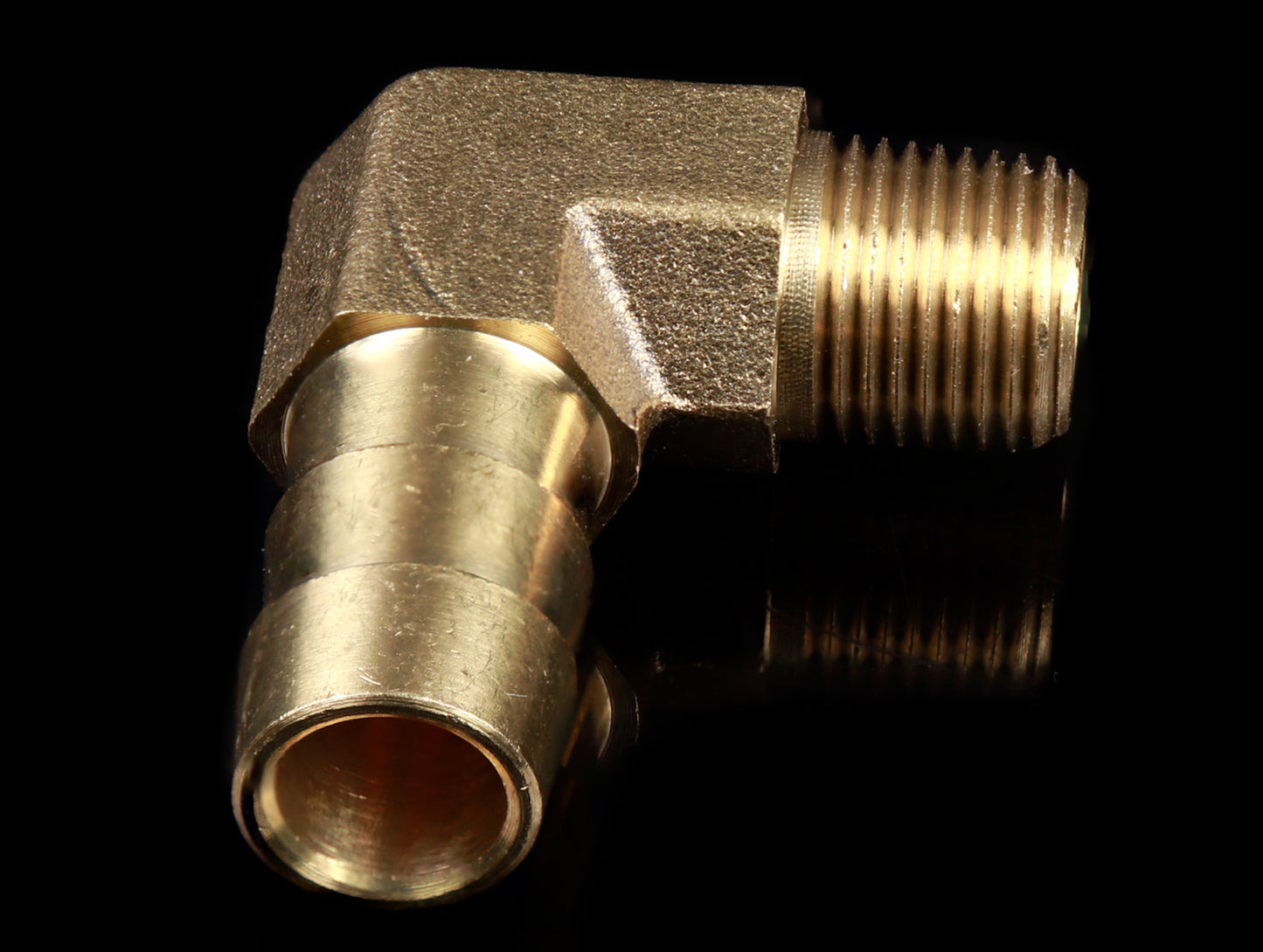 K-Tuned 1/8NPT to 3/8mm Brass Barb Fitting