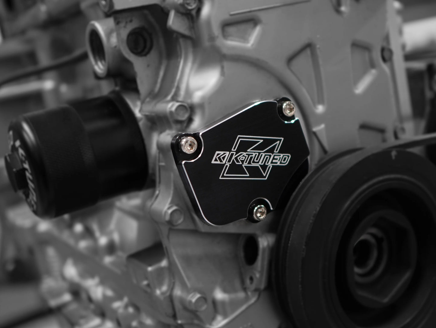 K-Tuned Billet Timing Chain Tensioner Cover Plate - K-series