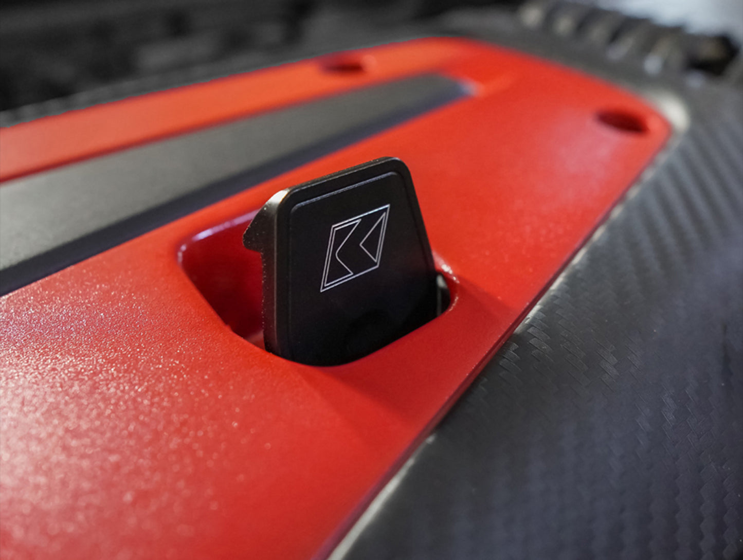 K-Tuned Magnetic Flip Up Oil Dipstick - 17+ Civic Type R (FK8/FL5)