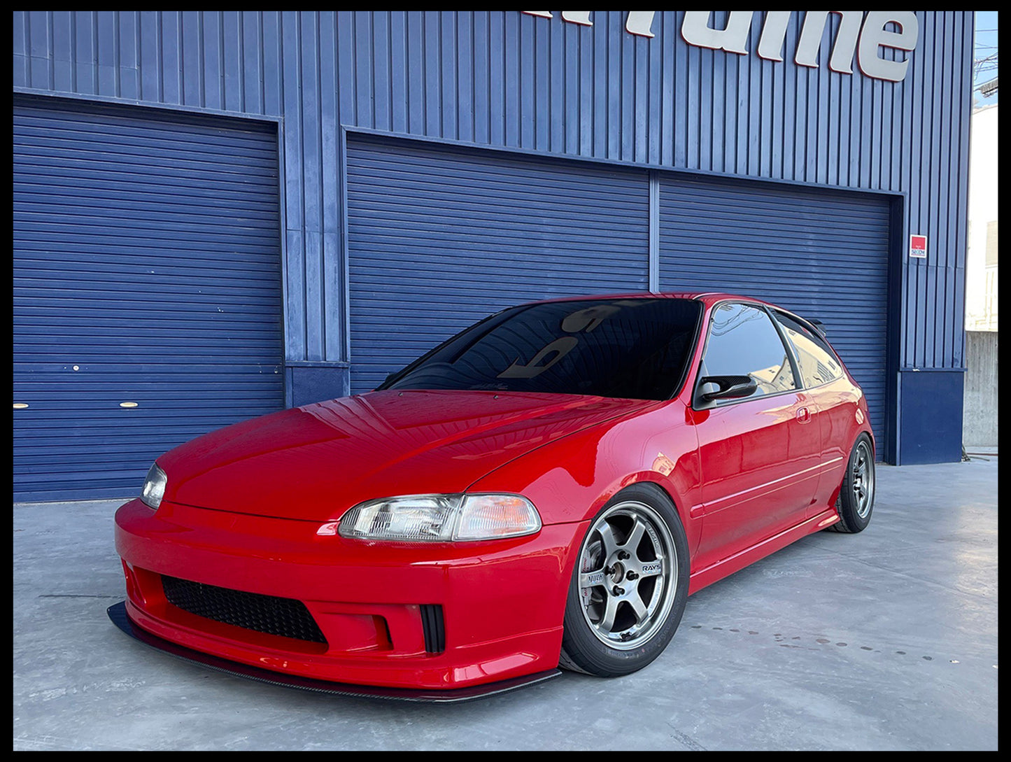 Mode Parfume Aero Front Bumper w/ Under Lip - 92-95 Civic