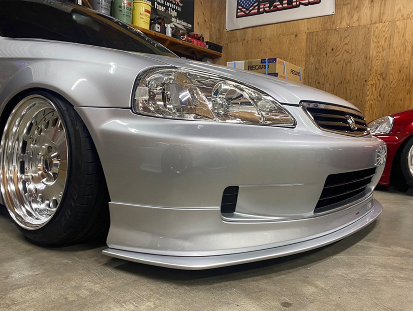 Mode Parfume Front Lip w/ Under Splitter - 99-00 Civic