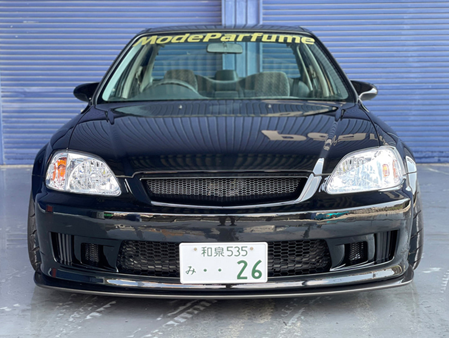 Mode Parfume Aero Front Bumper w/ Under Lip - 99-00 Civic