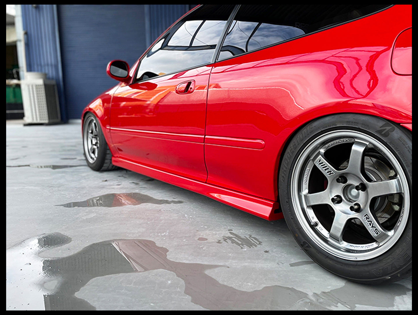 Mode Parfume FRP Side Skirt - 92-95 Civic Hatch