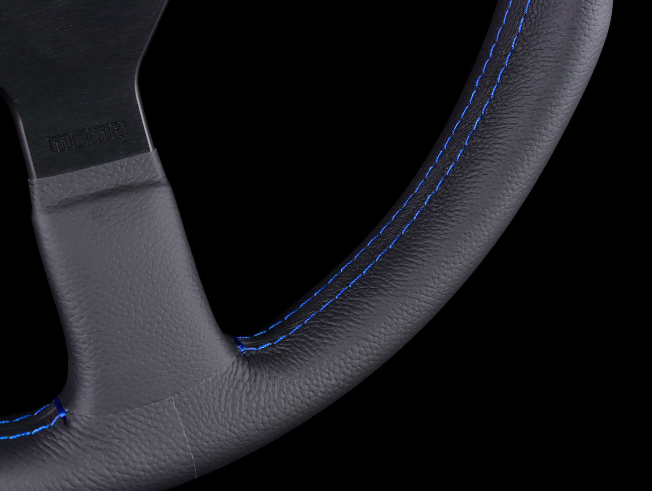 Momo Monte Carlo Blue Stitch Steering Wheel & HKB Honda Hub