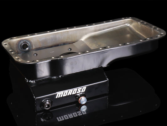 Moroso Street / Strip & Road Race Baffled Oil Pan - B-series