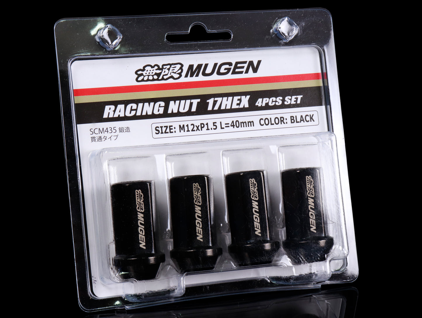 Mugen Lug Nuts 17 HEX - M12x1.5 (4 Pack)