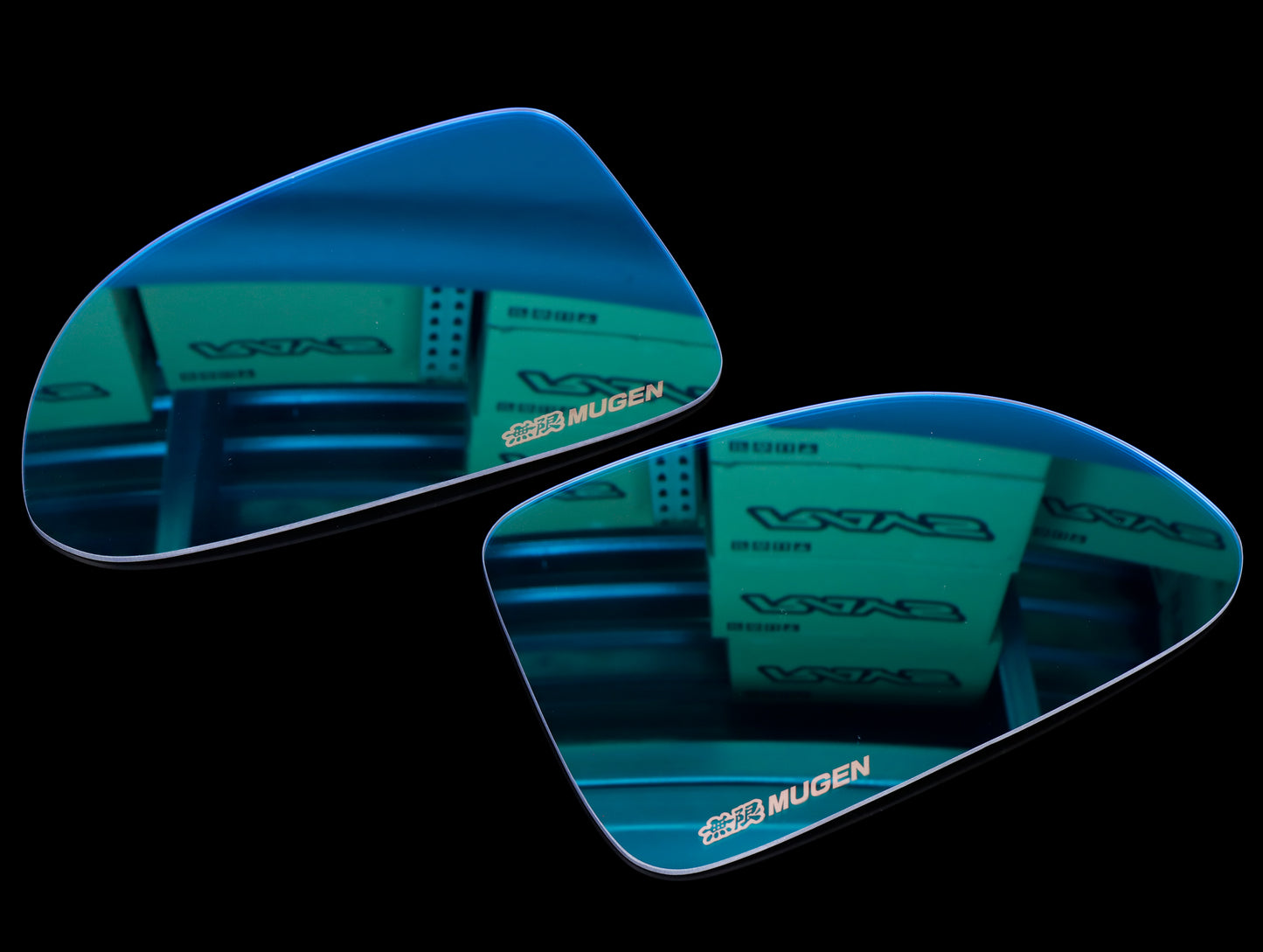 Mugen Blue Wide Hydrophilic Mirror Set - 00-09 S2000