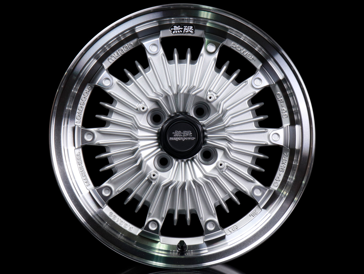 Mugen CF-48 Wheels - Silver - 15x7 / 4x100 / +40