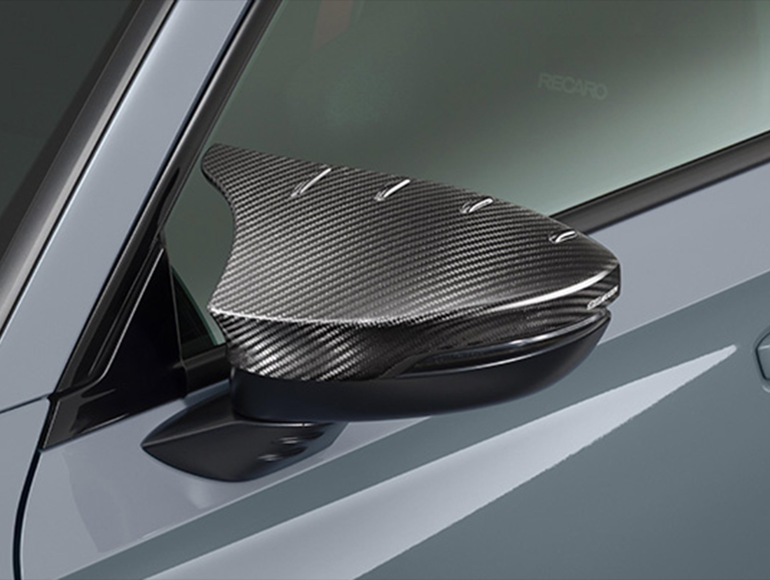 Mugen Carbon Fiber Door Mirror Cover Set - 22+ Civic / Civic Type