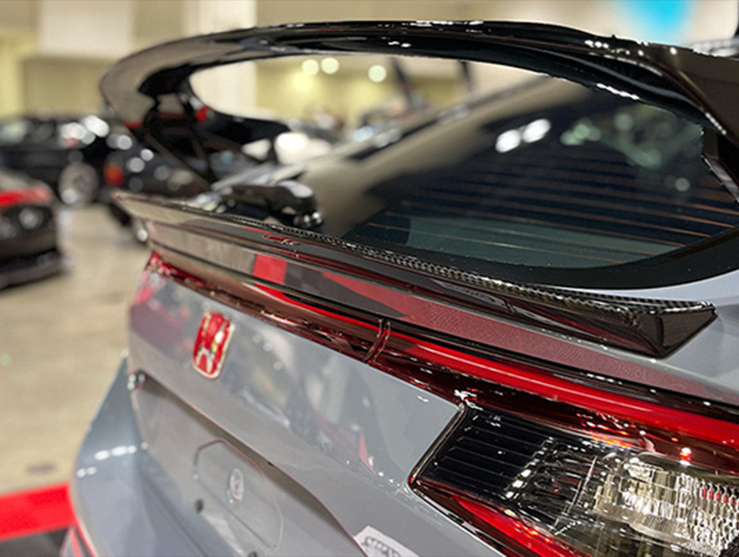 Mugen GROUP B Carbon Fiber Tailgate Spoiler - 23+ Civic Type R FL5