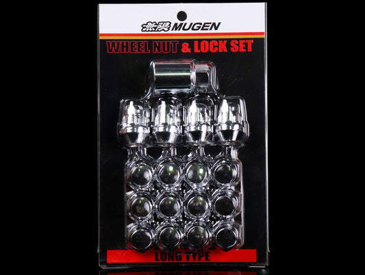 Mugen Lug Nut & Lock Set - Chrome