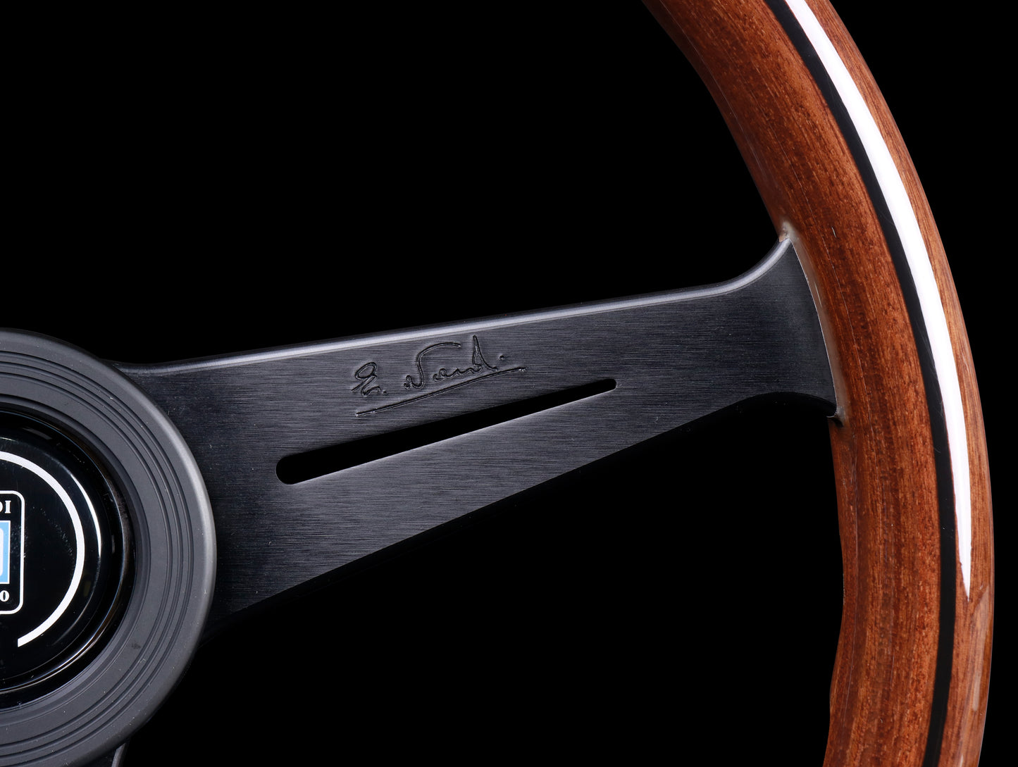 Nardi ND Classic 390mm Wood Steering Wheel w/ Black Spokes