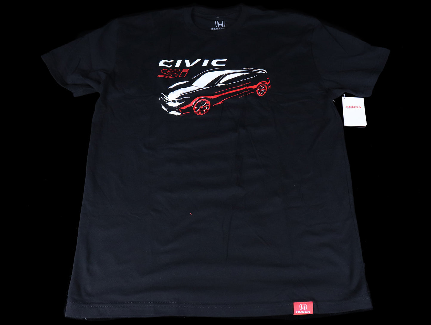 Official Licensed - Honda Civic Si Silhouette T-Shirt