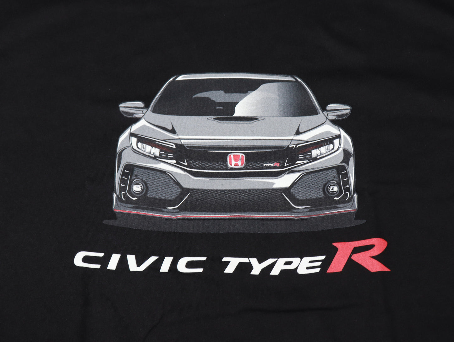 Official Licensed - Honda Civic Type-R Illustrated T-Shirt - Black