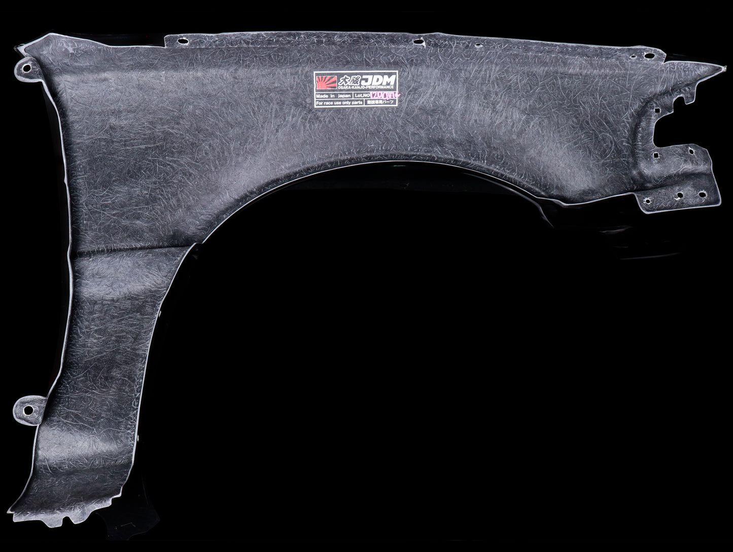 Osaka JDM Grand Civic Wide Left Side Fender V2 - 88-91 Civic (Shipping Damage)