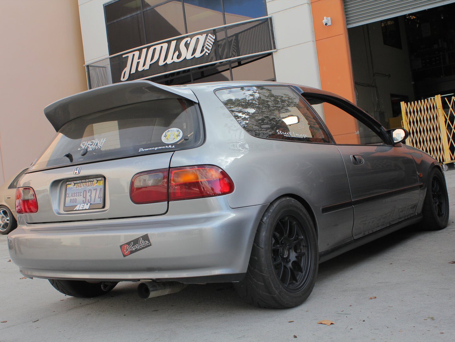 Osaka JDM FRP Rear "Devil Wing" - 92-95 Civic Hatchback