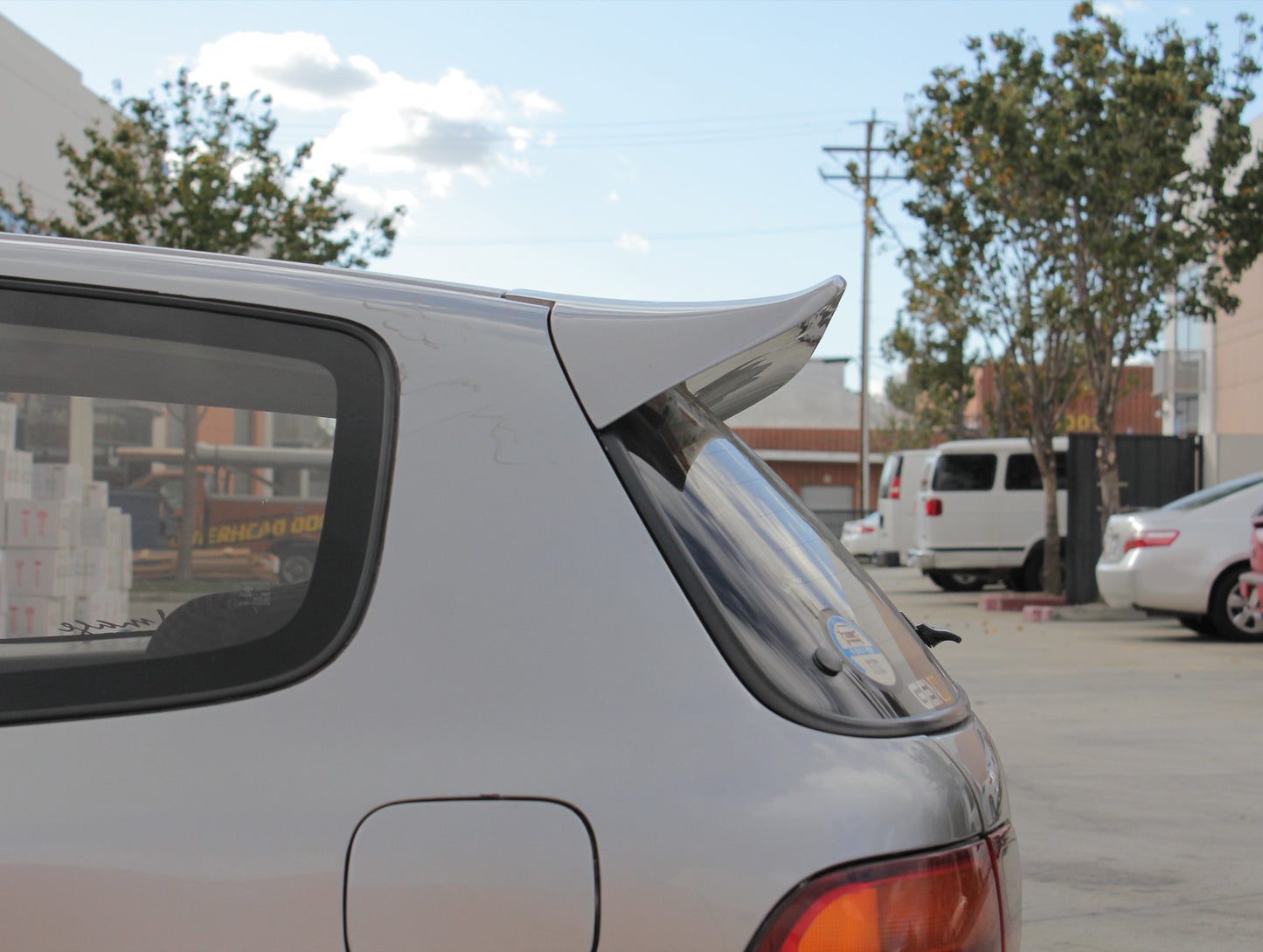Osaka JDM FRP Rear "Devil Wing" - 92-95 Civic Hatchback