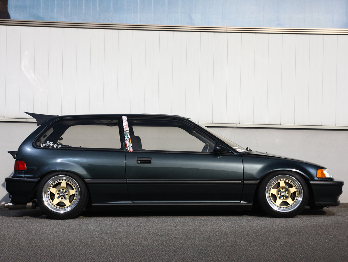 Osaka JDM Rear FRP "Devil Wing" - 88-91 Civic Hatchback