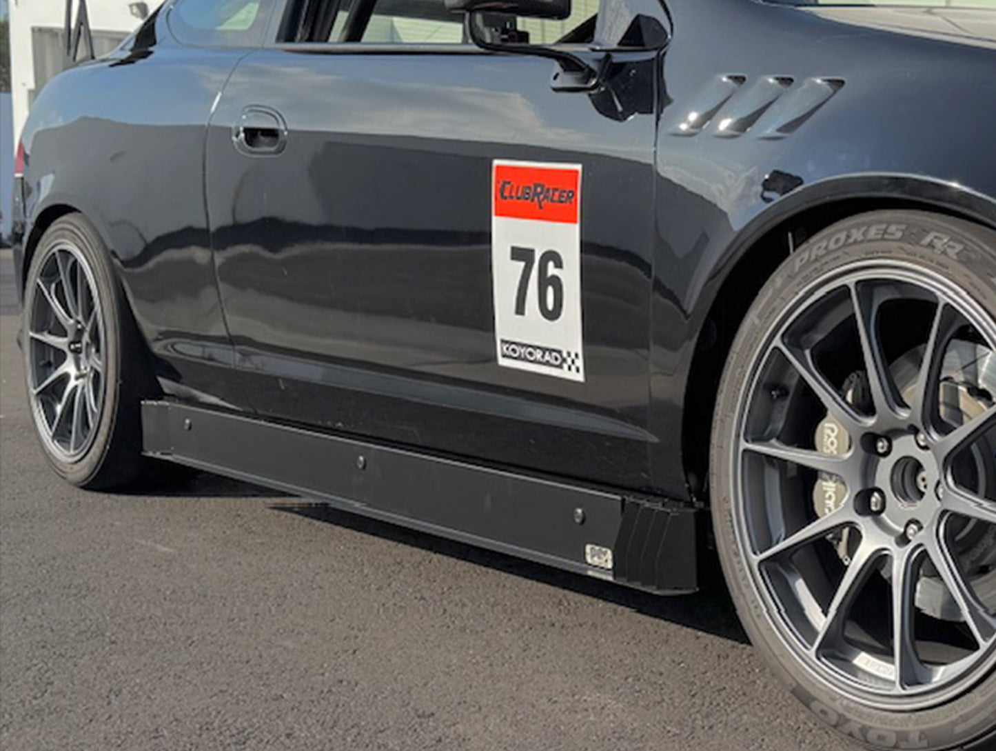 PCI Aluminum Vented Side Skirts - 92-00 Civic / 94-01 Integra / 02-06 RSX