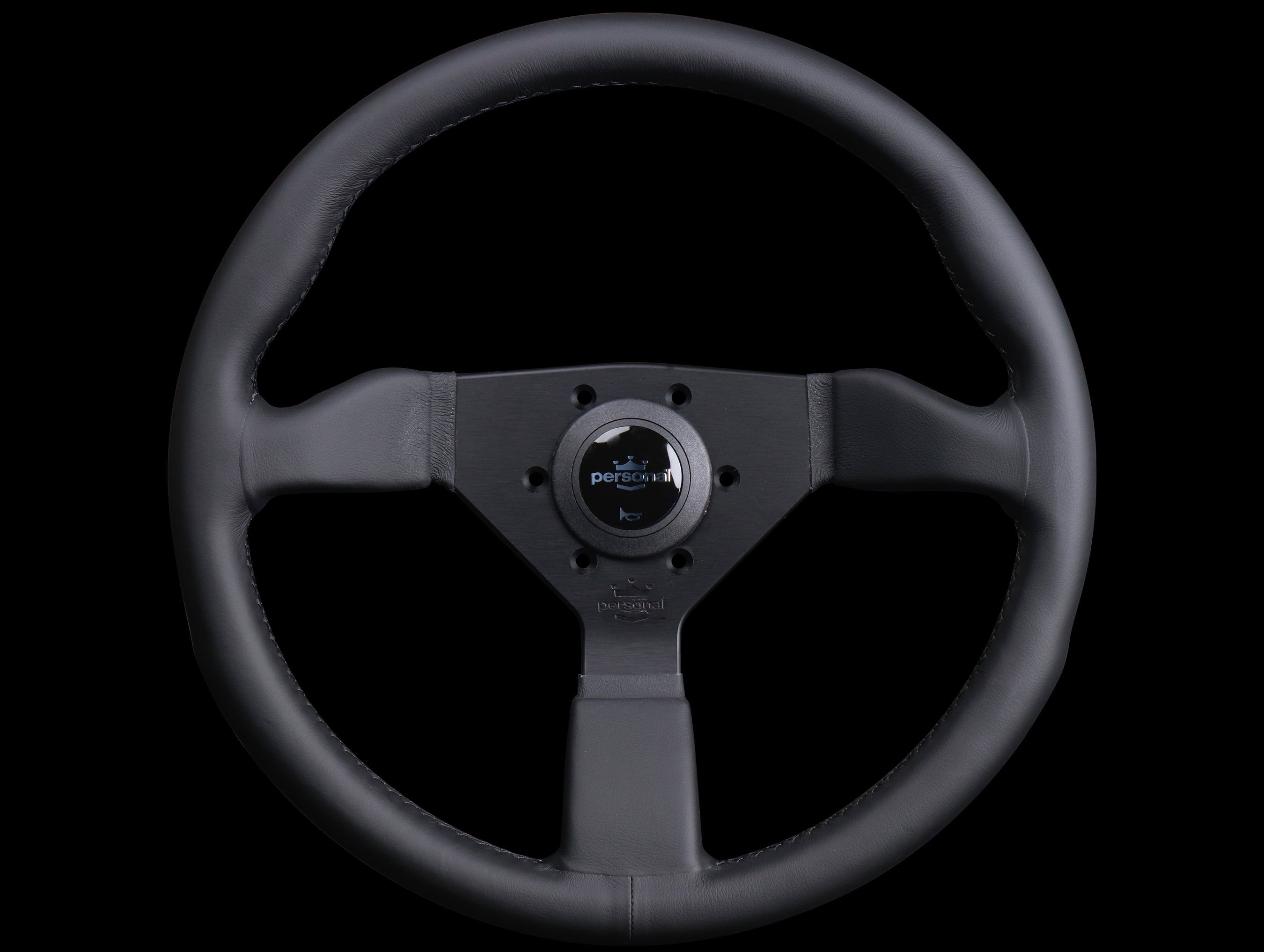 Personal Grinta 350mm Steering Wheel - Black Edition / Leather – JHPUSA