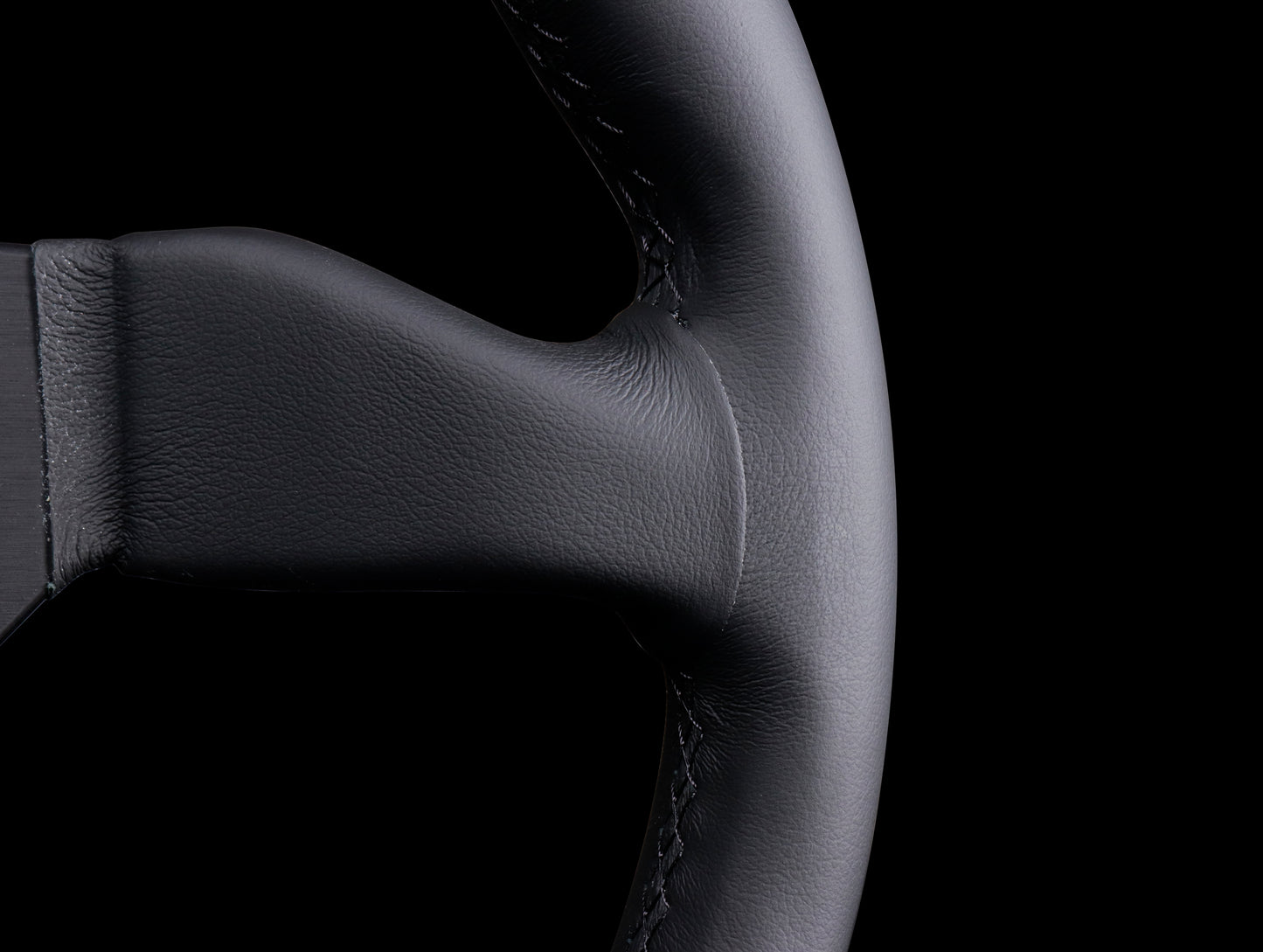 Personal Grinta 350mm Steering Wheel - Black Edition / Leather
