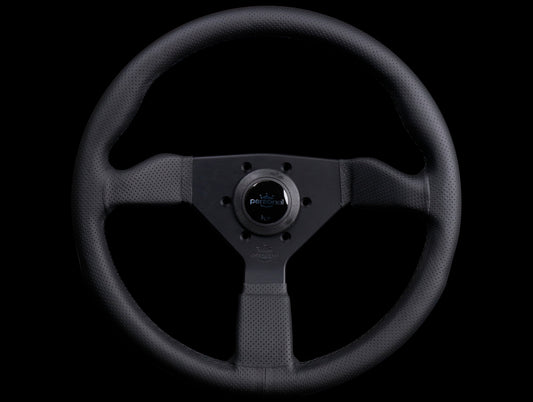 Personal Grinta 350mm Steering Wheel - Black Edition / Perforated Leather